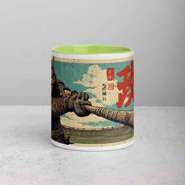 white-ceramic-mug-with-color-inside-green-11-oz-front-69274cba53ce9.jpg Home Run Samurai Mug