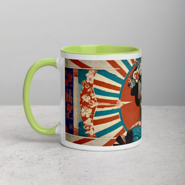 Ghostly Geisha Mug with Color Inside