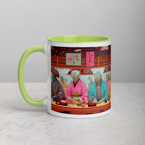 Zombie Sushi Bar Mug with Color Inside