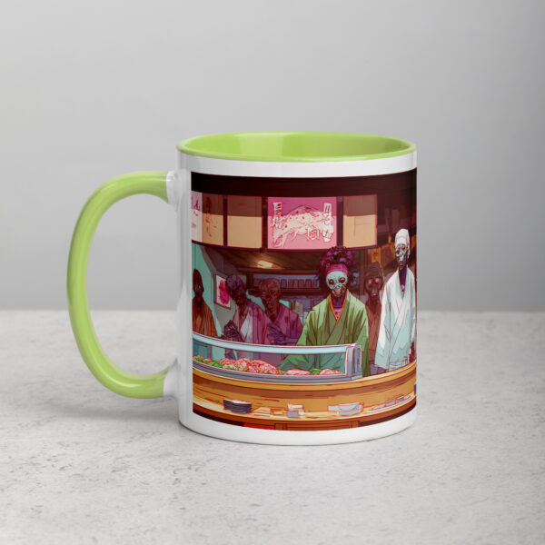 Apocalypse Sushi Mug with Color Inside