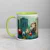 Haunted Daruma Grounds Mug with Color Inside