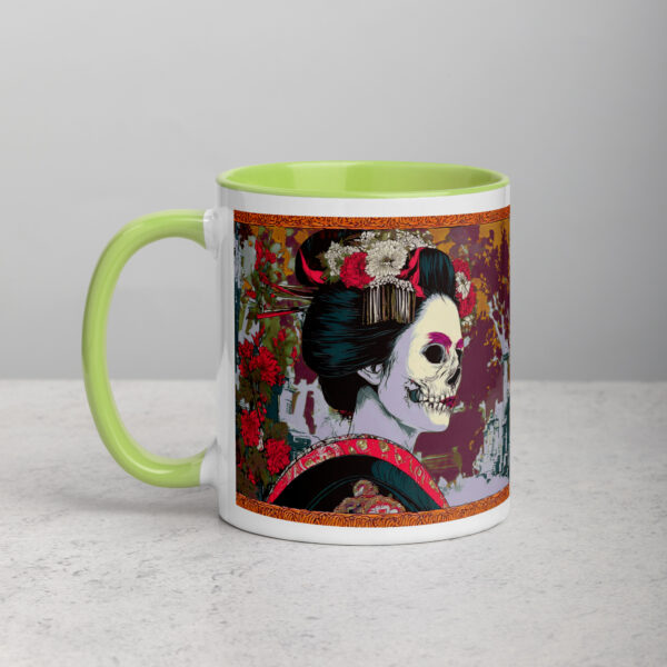 Yūrei Geisha Mug with Color Inside