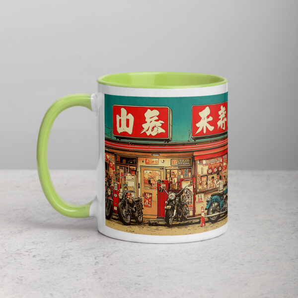 white-ceramic-mug-with-color-inside-green-11-oz-left-69274d7a920a0.jpg Vintage Motorcycle Meetup Mug