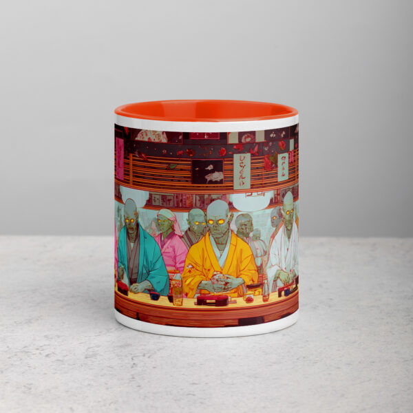 Zombie Sushi Bar Mug with Color Inside