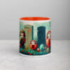 Haunted Daruma Grounds Mug with Color Inside