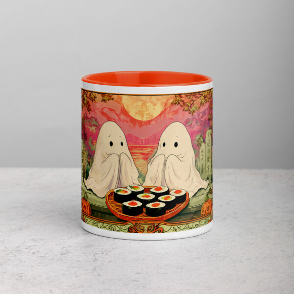 Boo! Sushi Time - Mug with Color Inside