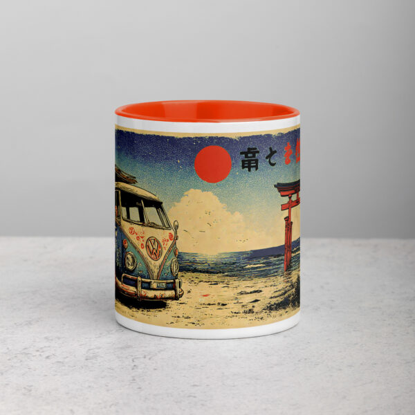 white-ceramic-mug-with-color-inside-orange-11-oz-front-6927486bb4d19.jpg Retro Beach Van Mug