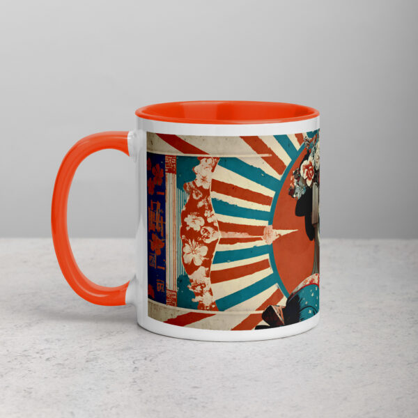 Ghostly Geisha Mug with Color Inside