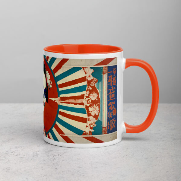 Ghostly Geisha Mug with Color Inside