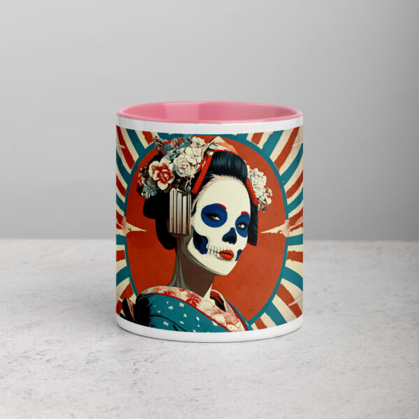 Ghostly Geisha Mug with Color Inside