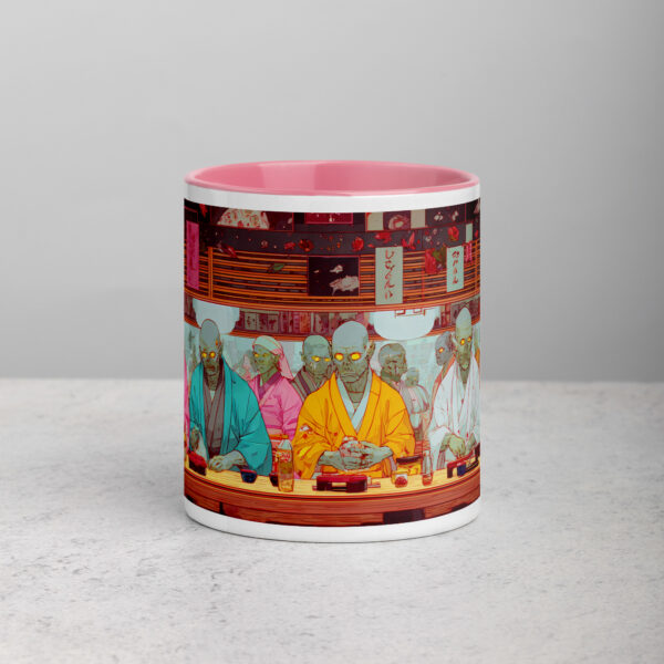 Zombie Sushi Bar Mug with Color Inside