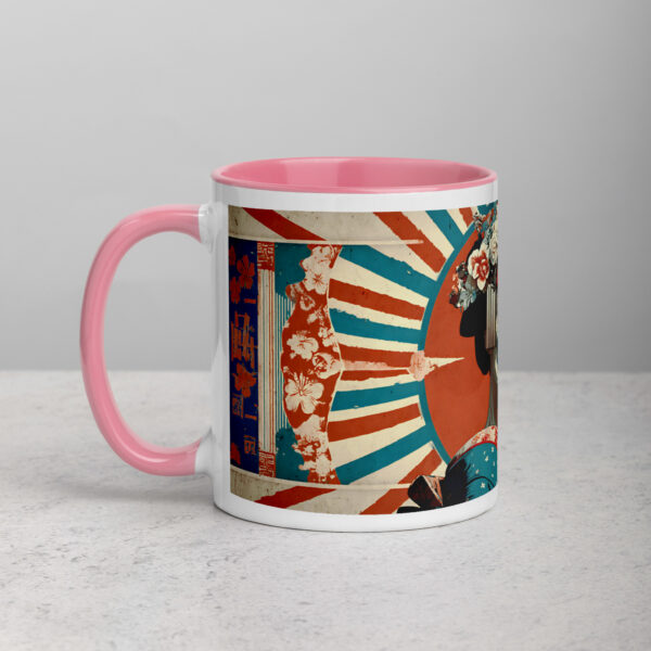 Ghostly Geisha Mug with Color Inside