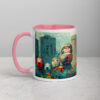 Haunted Daruma Grounds Mug with Color Inside
