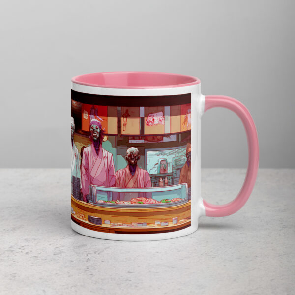 Apocalypse Sushi Mug with Color Inside