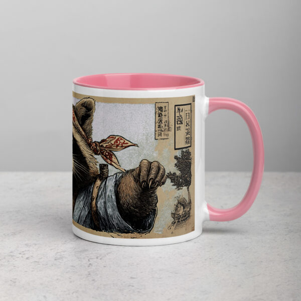 white-ceramic-mug-with-color-inside-pink-11-oz-right-6927494a3c056.jpg Tanuki Headband Portrait Mug