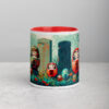Haunted Daruma Grounds Mug with Color Inside