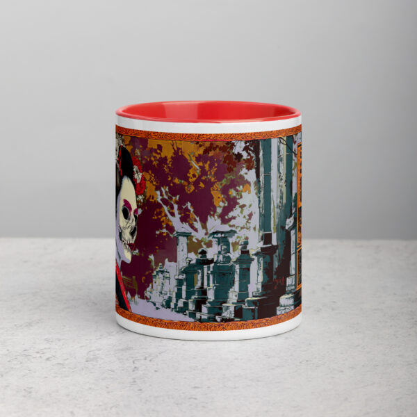 Yūrei Geisha Mug with Color Inside