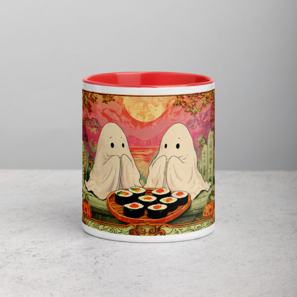 Boo! Sushi Time - Mug with Color Inside