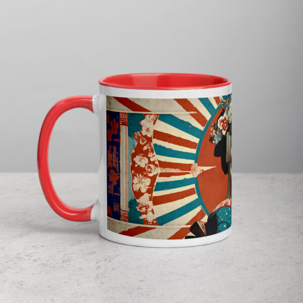 Ghostly Geisha Mug with Color Inside