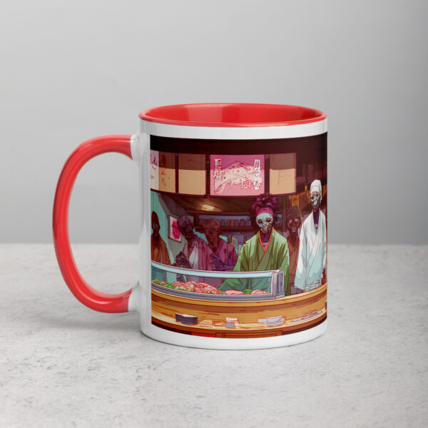 Apocalypse Sushi Mug with Color Inside
