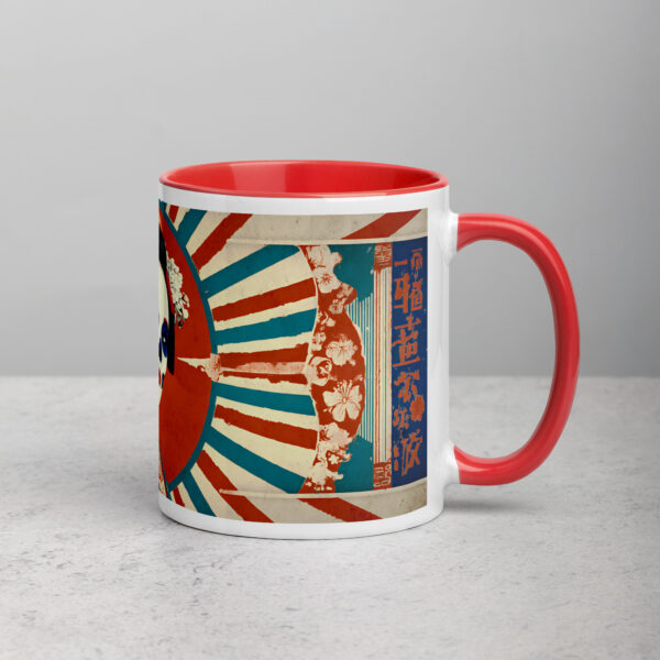 Ghostly Geisha Mug with Color Inside