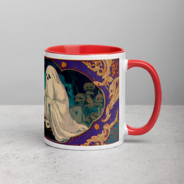 Spooky Sushi Spirits Mug with Color Inside