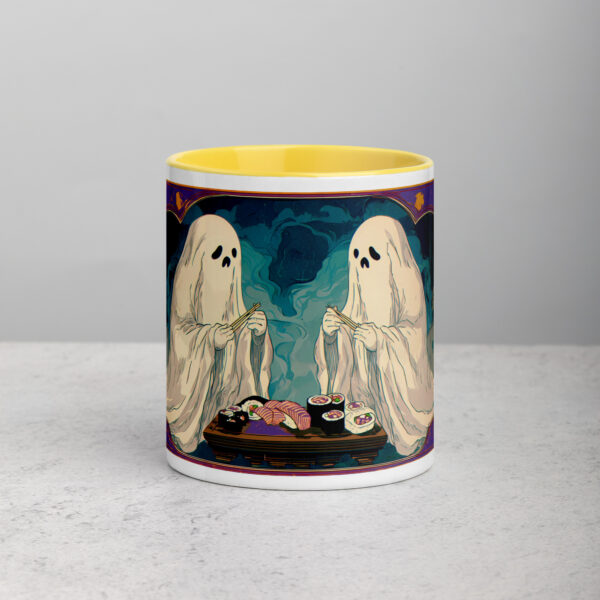 Spooky Sushi Spirits Mug with Color Inside