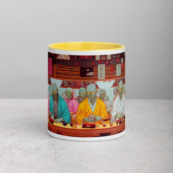 Zombie Sushi Bar Mug with Color Inside