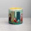 Haunted Daruma Grounds Mug with Color Inside