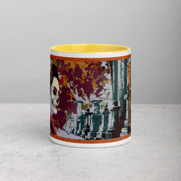 Yūrei Geisha Mug with Color Inside