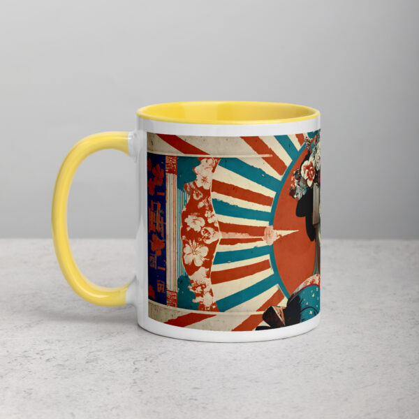 Ghostly Geisha Mug with Color Inside