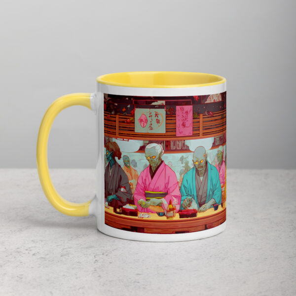Zombie Sushi Bar Mug with Color Inside