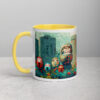 Haunted Daruma Grounds Mug with Color Inside