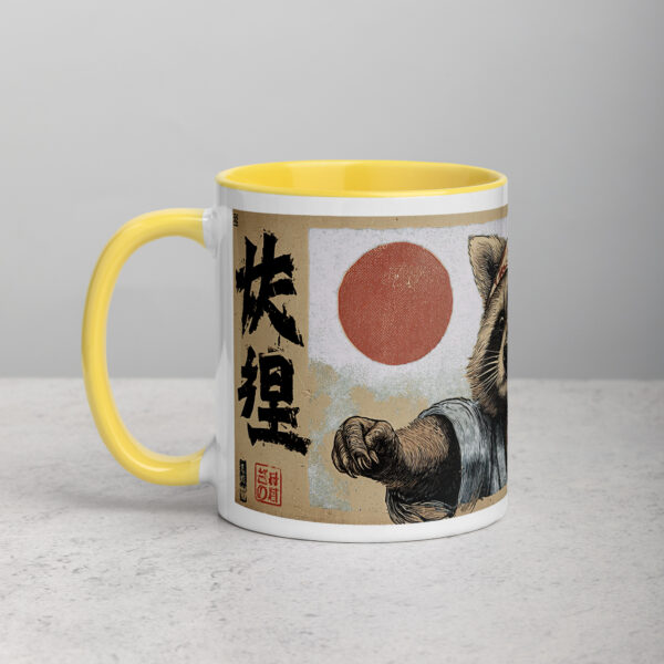 white-ceramic-mug-with-color-inside-yellow-11-oz-left-6927494a3c3e3.jpg Tanuki Headband Portrait Mug