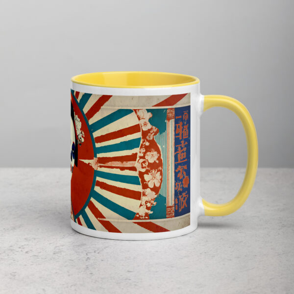 Ghostly Geisha Mug with Color Inside